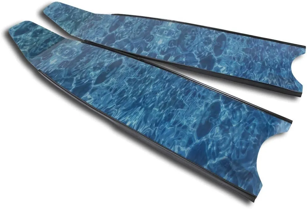 Blue Camo Freediving and Spearfishing Blades