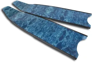 Blue Camo Freediving and Spearfishing Blades