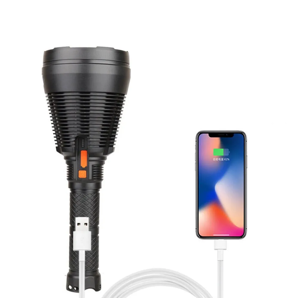 CRONY W5118 8000MA High-intensity flashlight 1800LM 18650 8000MAH TYPE-C rechargeable