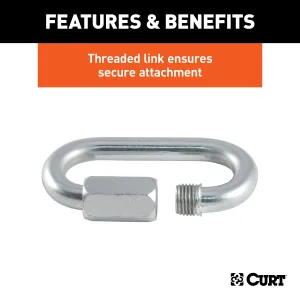 CURT 82930 3/8in. Quick Link (11;000 lbs. Breaking Strength)