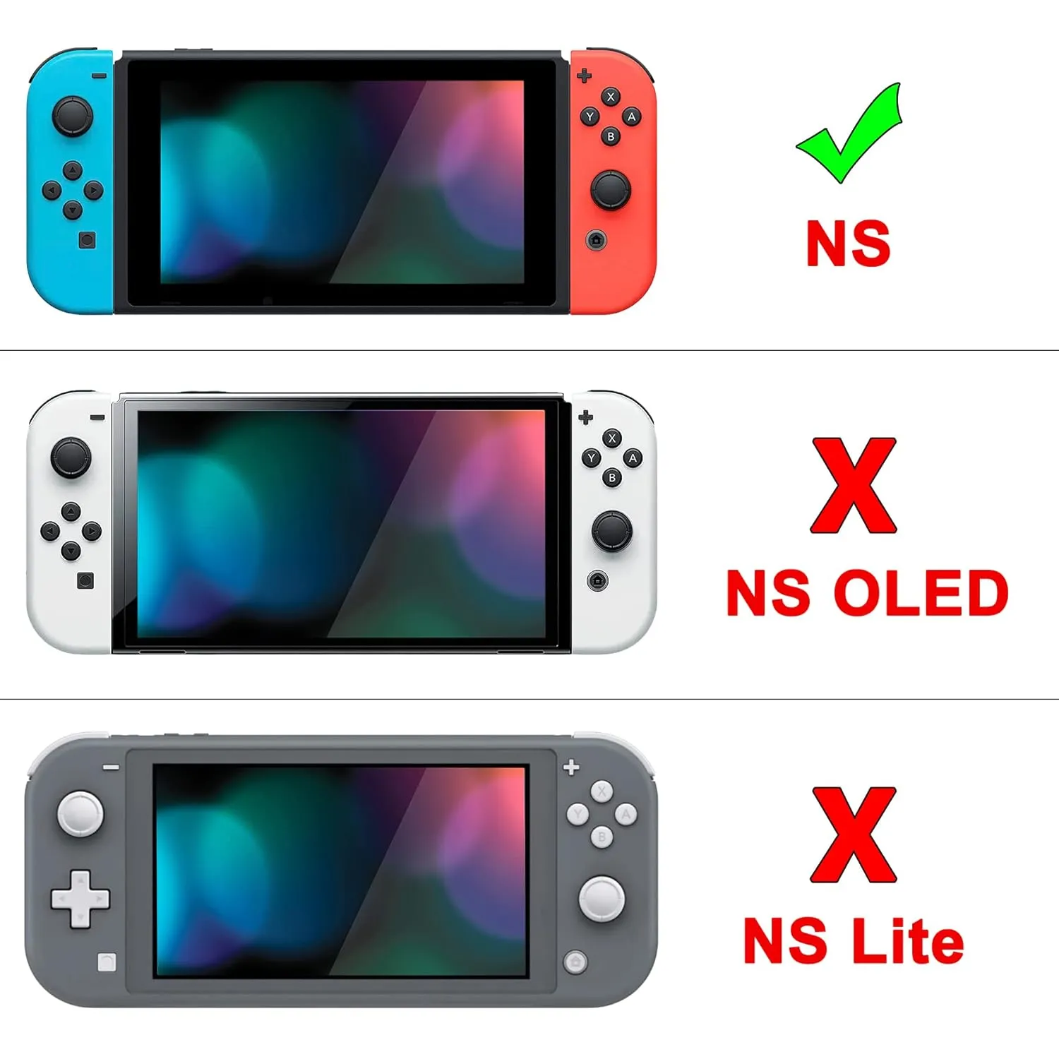 eXtremeRate PlayVital Cover for Nintendo Switch, Protective Case Protector for Switch - Shock-Absorbent Anti-Scratch Dockable Easy to Install Durable Hard Shell Game Accessories, Heaven Blue