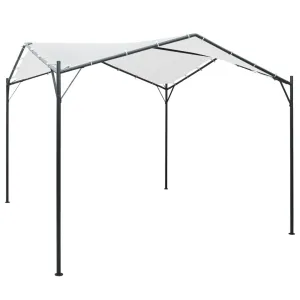 Gazebo 3x3x2.6 m White 180 g/m²