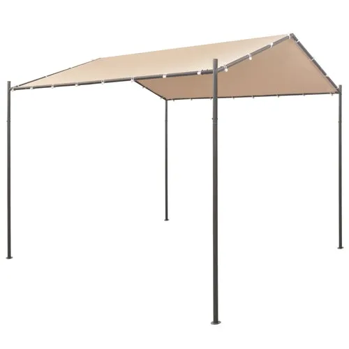 Gazebo Pavilion Tent Canopy 9.8ft x9.8ft Steel Anthracite