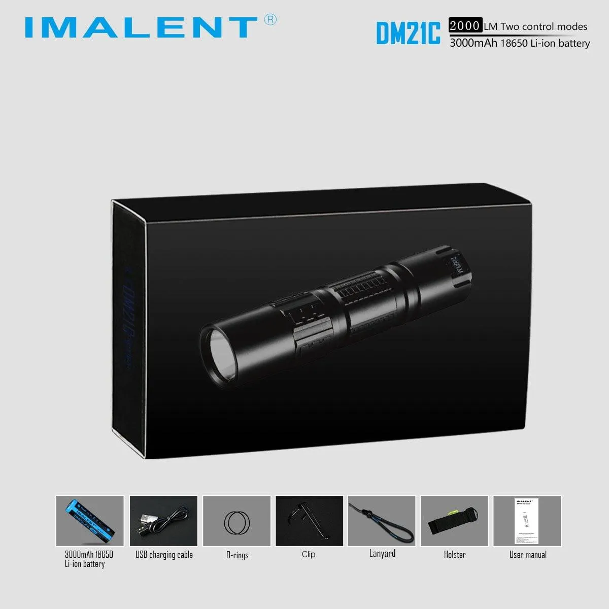 IMALENT DM21C tactical flashlight