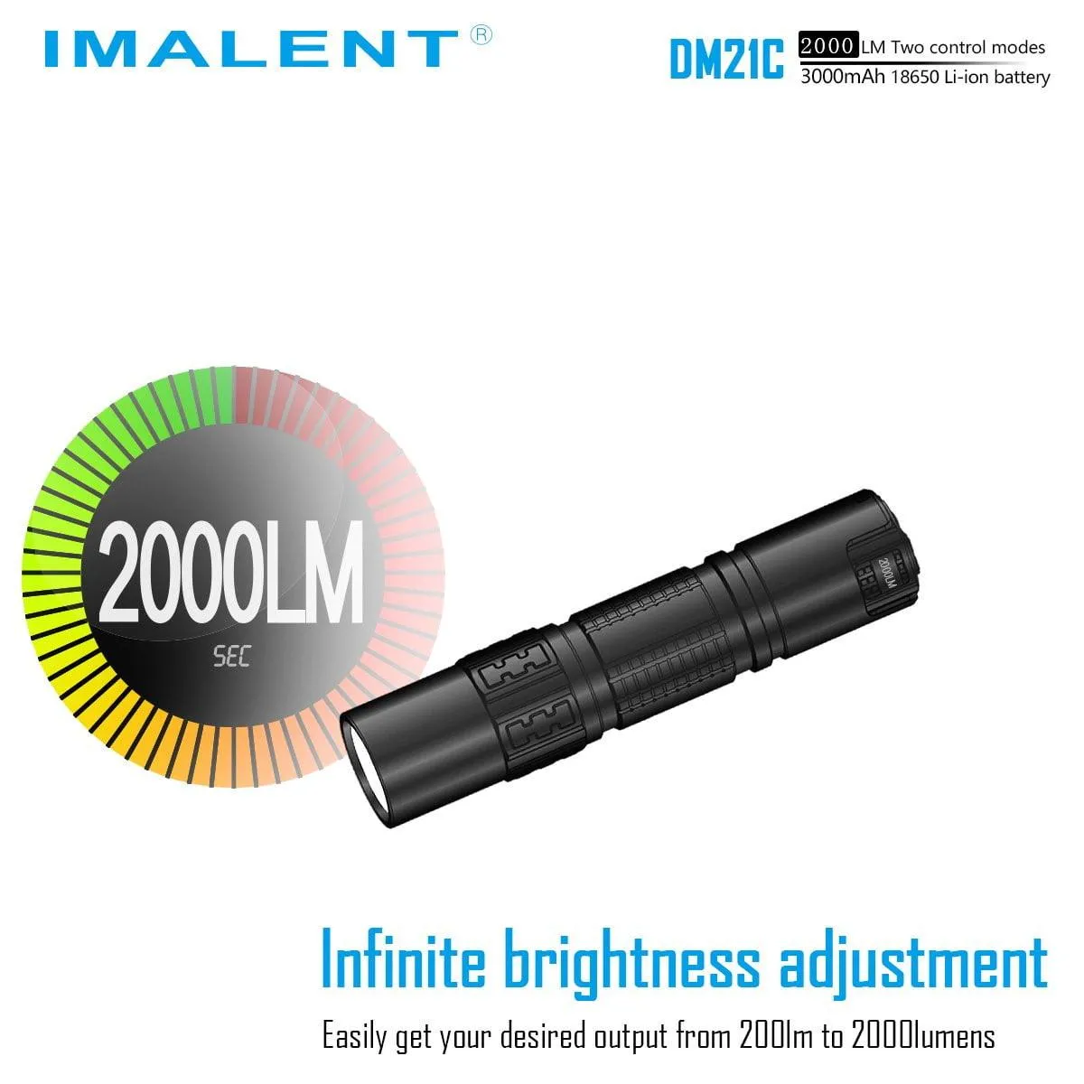 IMALENT DM21C tactical flashlight