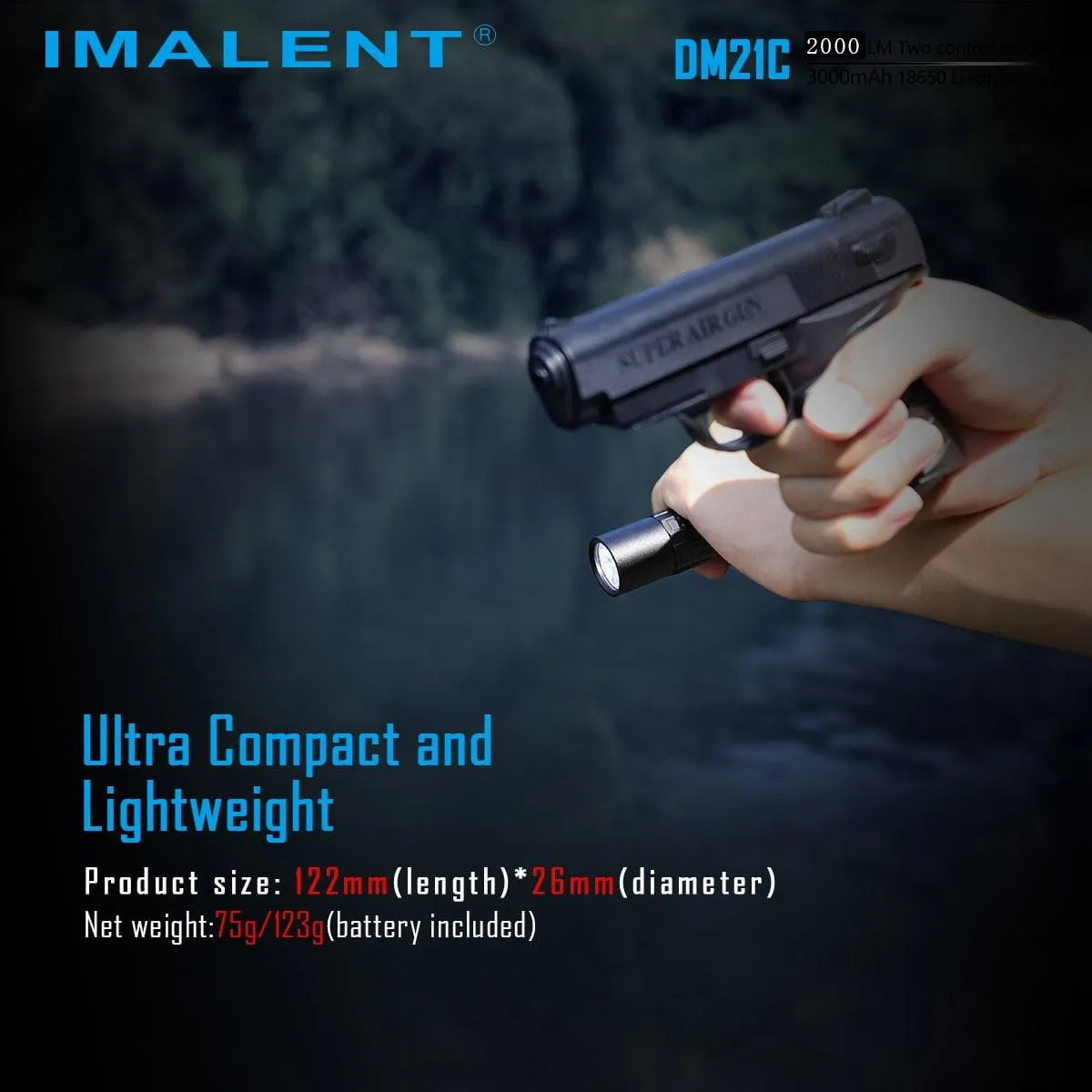 IMALENT DM21C tactical flashlight