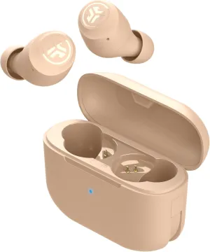 JLab Go Air Tones  True Wireless Earbuds Designed with Auto On and Connect, Touch Controls, 32  Hours Bluetooth Playtime, EQ3 Sound, and Dual Connect, Natural Earthtone Color (474 C)
