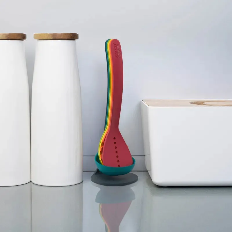 Joseph Joseph Nest 5 Pieces Utensils Plus Food Preparation Set | 2 x 2 x 9 Inches