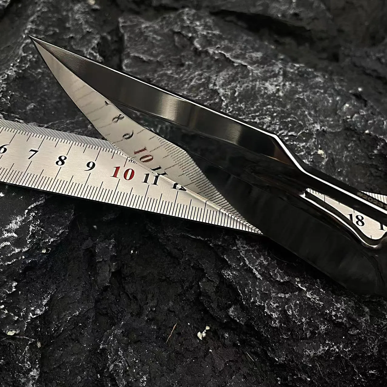 Knives Adventurer - Bushcraft Knife - Fixed-Blade M390 Steel Knife - Outdoor Full-Tang Knife - 9.5" Camping Knives Bayonet With Leather Sheath