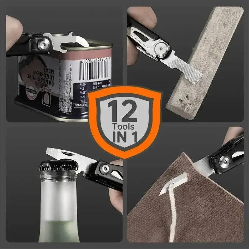 NexTool 12-in-1 Multi-tool Folding Knife Outdoor Pocket Knife Survival Kit Scissors Hand Tools Screwdriver EDC Equipment