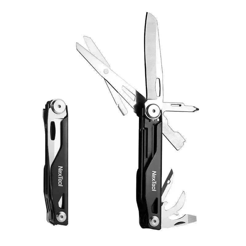 NexTool 12-in-1 Multi-tool Folding Knife Outdoor Pocket Knife Survival Kit Scissors Hand Tools Screwdriver EDC Equipment