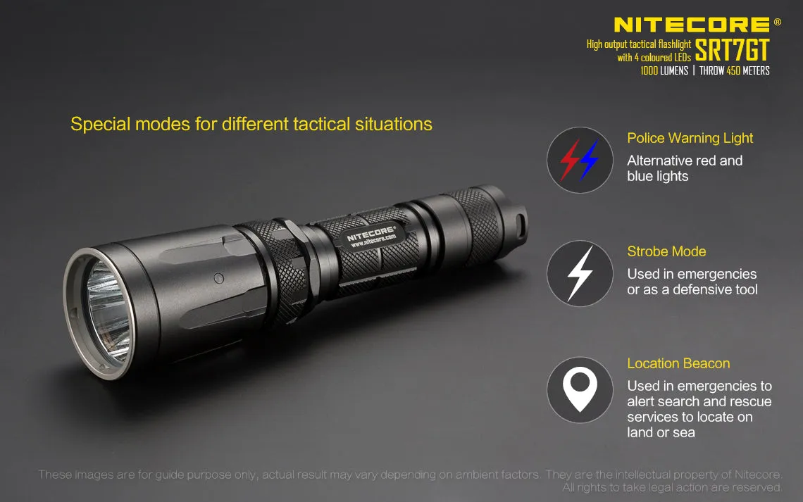 Nitecore SRT7GT Tactical Flashlight