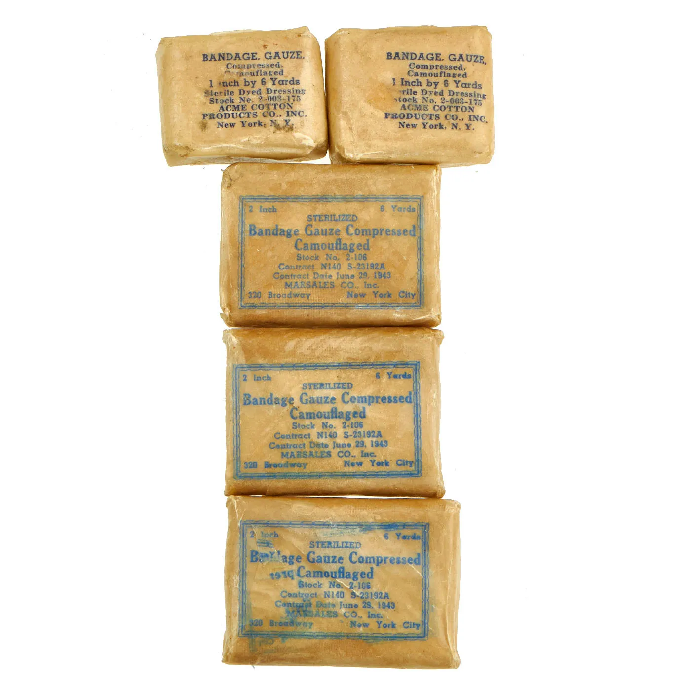 Original U.S. Vietnam War US Navy Lifeboat and Patrol Torpedo Boat First Aid Kit - Complete