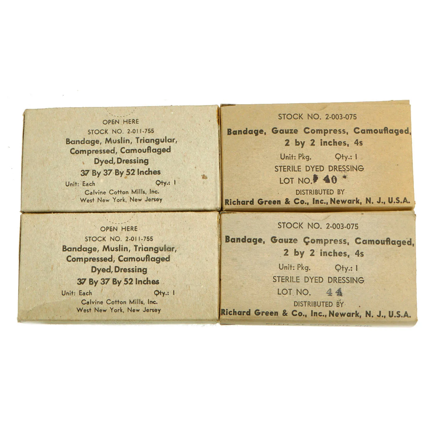 Original U.S. Vietnam War US Navy Lifeboat and Patrol Torpedo Boat First Aid Kit - Complete