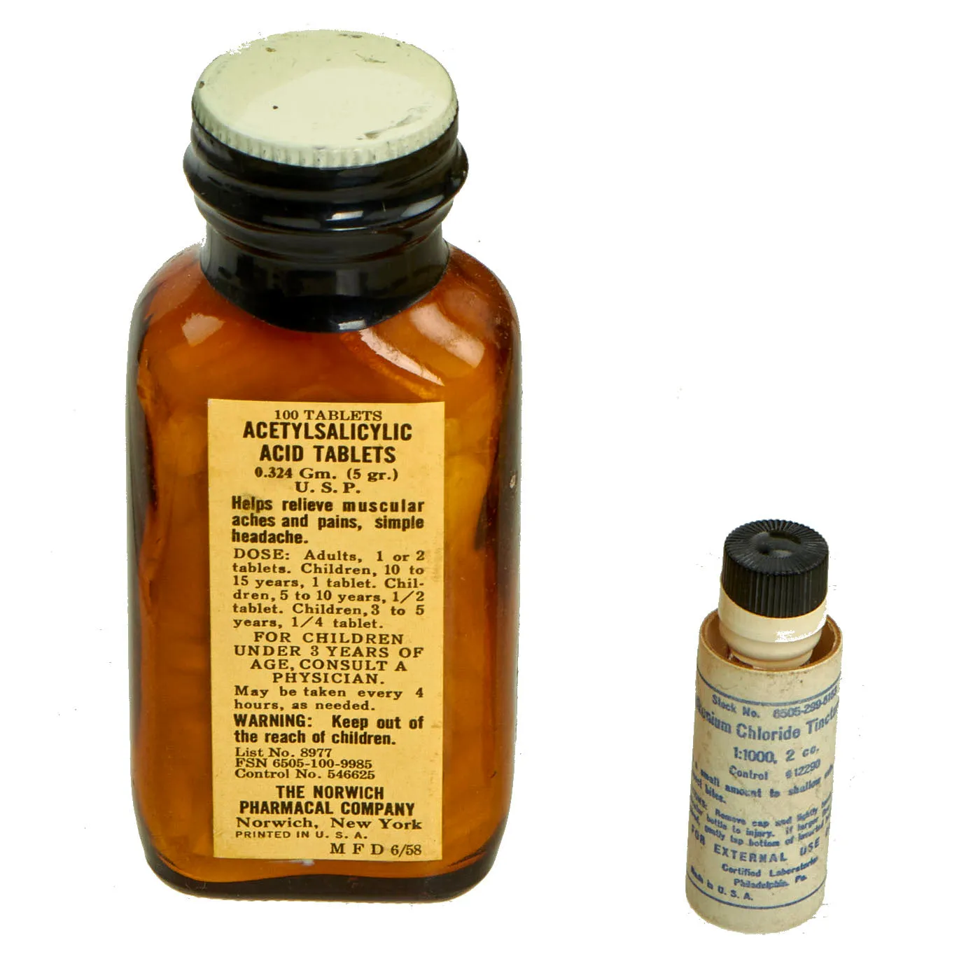 Original U.S. Vietnam War US Navy Lifeboat and Patrol Torpedo Boat First Aid Kit - Complete