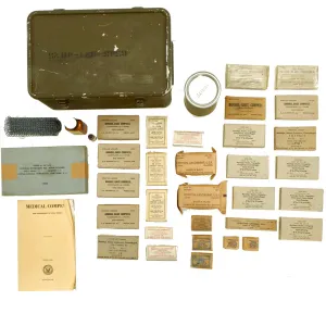 Original U.S. Vietnam War US Navy Lifeboat and Patrol Torpedo Boat First Aid Kit - Complete