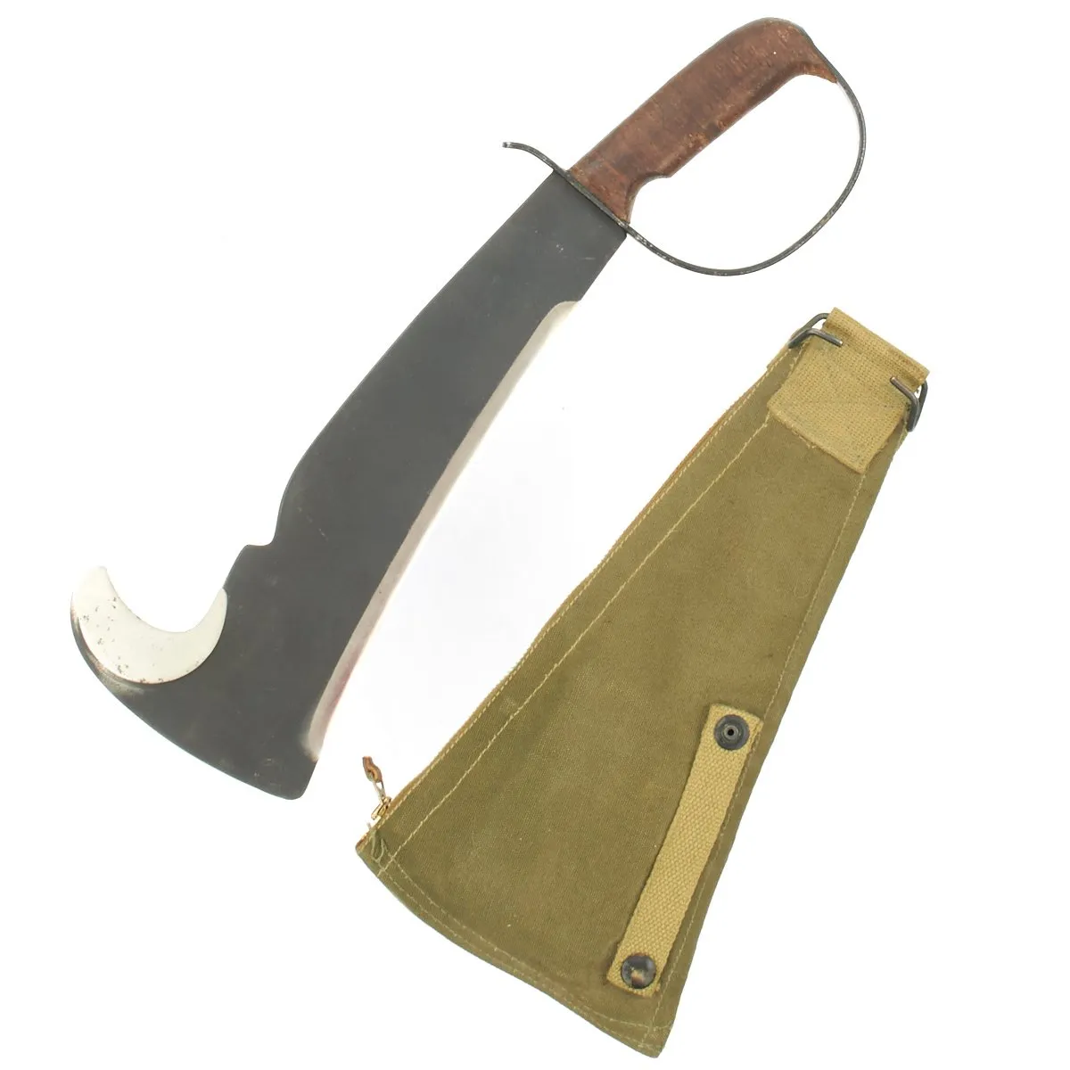 Original U.S. WWII LC-14-B Woodman Pal Survival Axe by Victor Tool with Belt Scabbard, Whetstone and Manuals