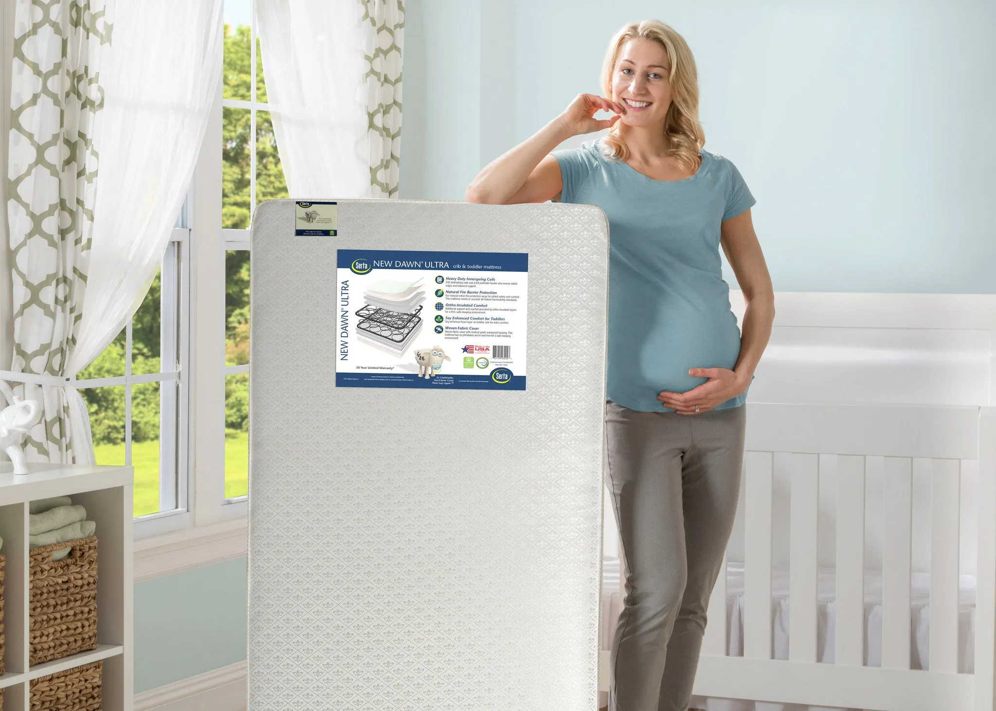 Serta New Dawn® Ultra Crib & Toddler Mattress