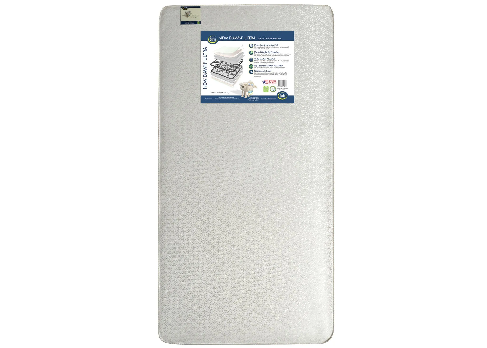 Serta New Dawn® Ultra Crib & Toddler Mattress