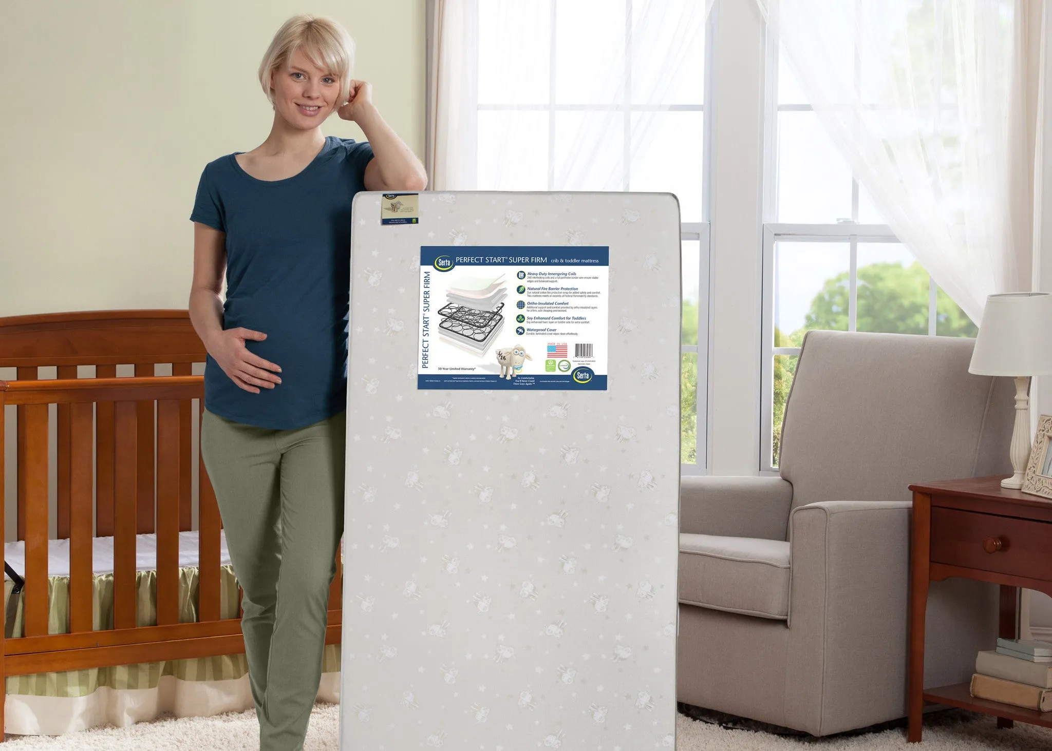 Serta Perfect Start® Super Firm Crib & Toddler Mattress