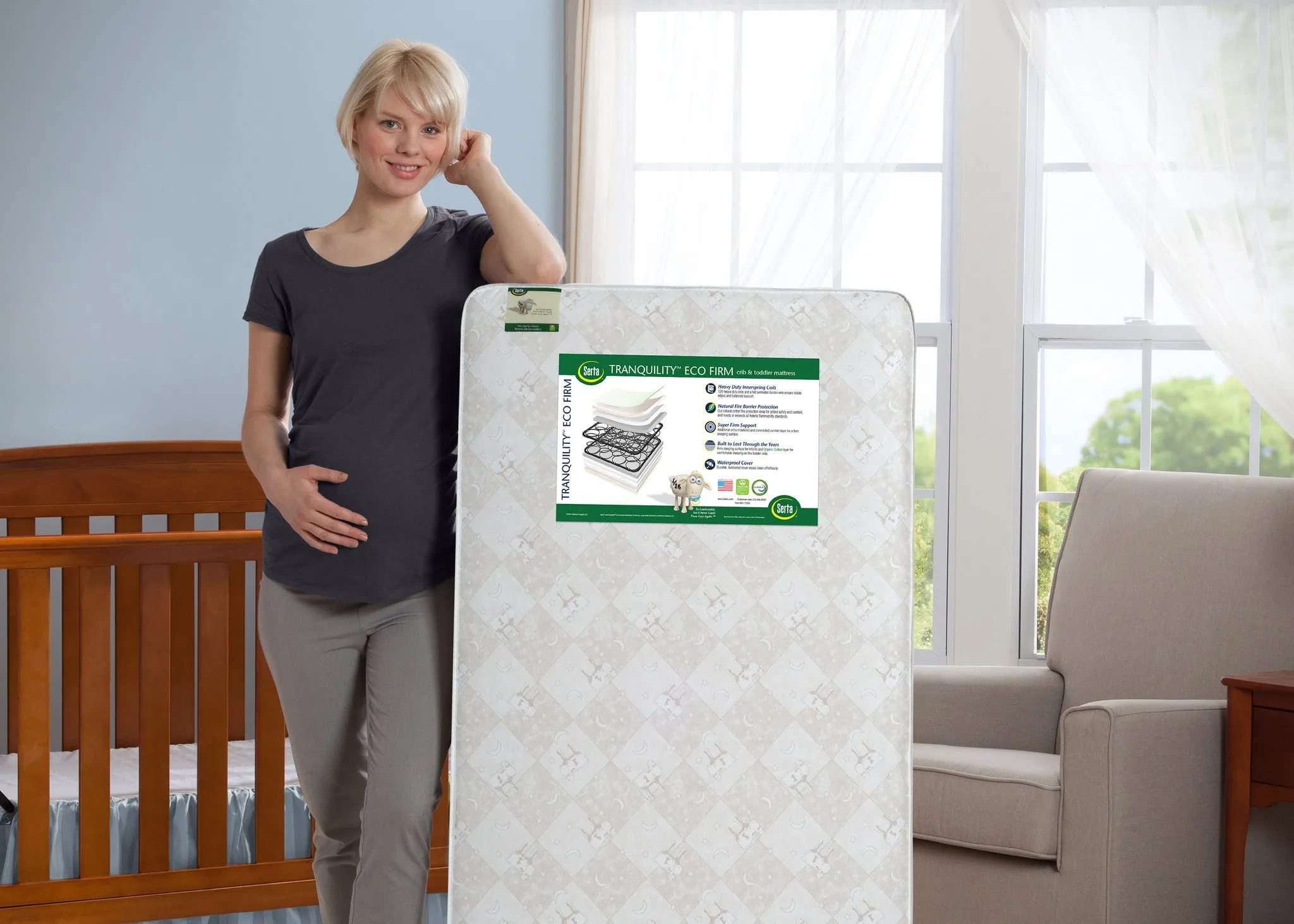 Serta Tranquility™ Eco Firm Crib & Toddler Mattress