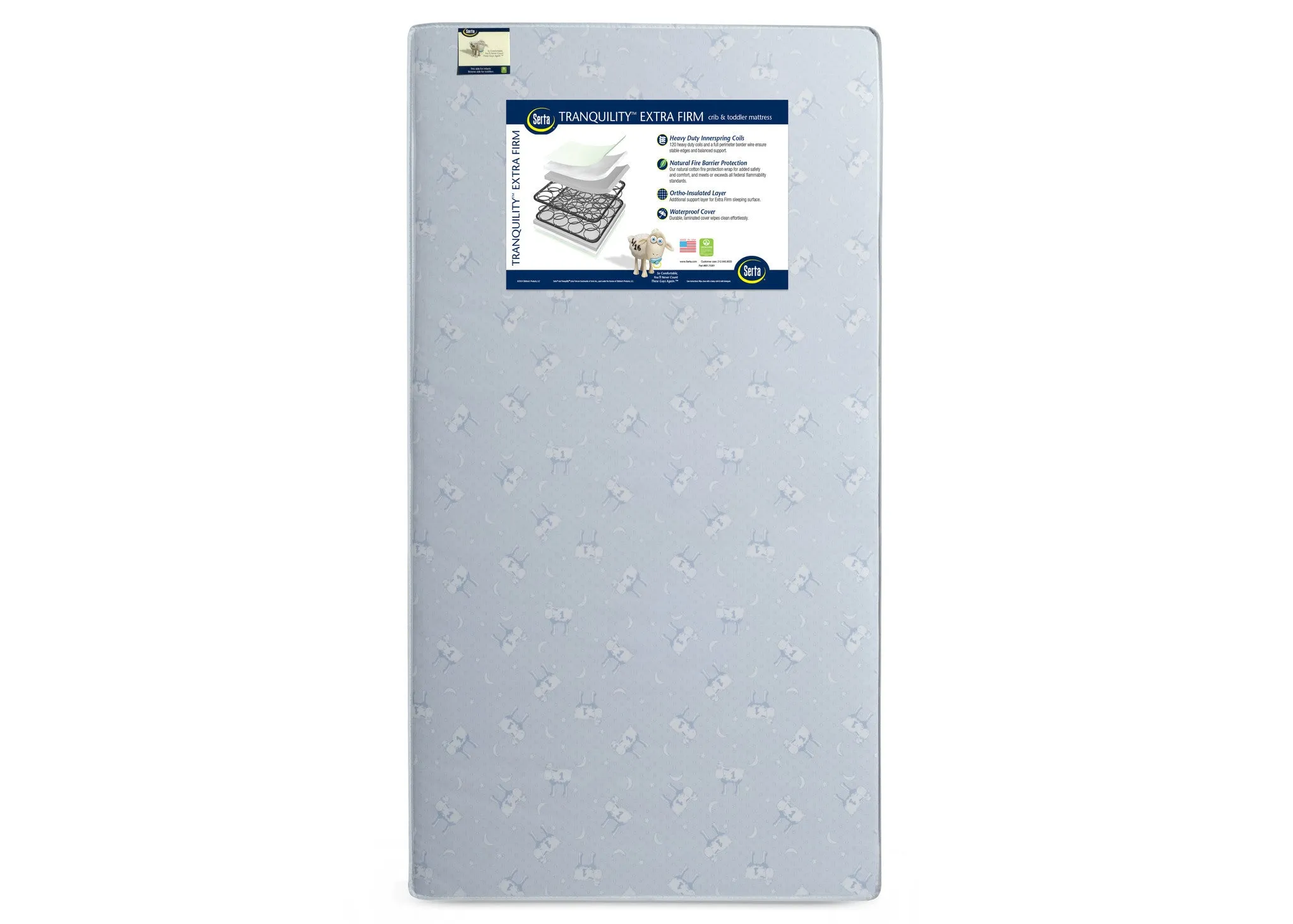 Serta Tranquility™ Extra Firm Crib & Toddler Mattress