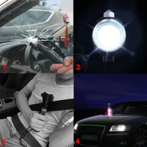 Solar LED Flashlight Multi-Function