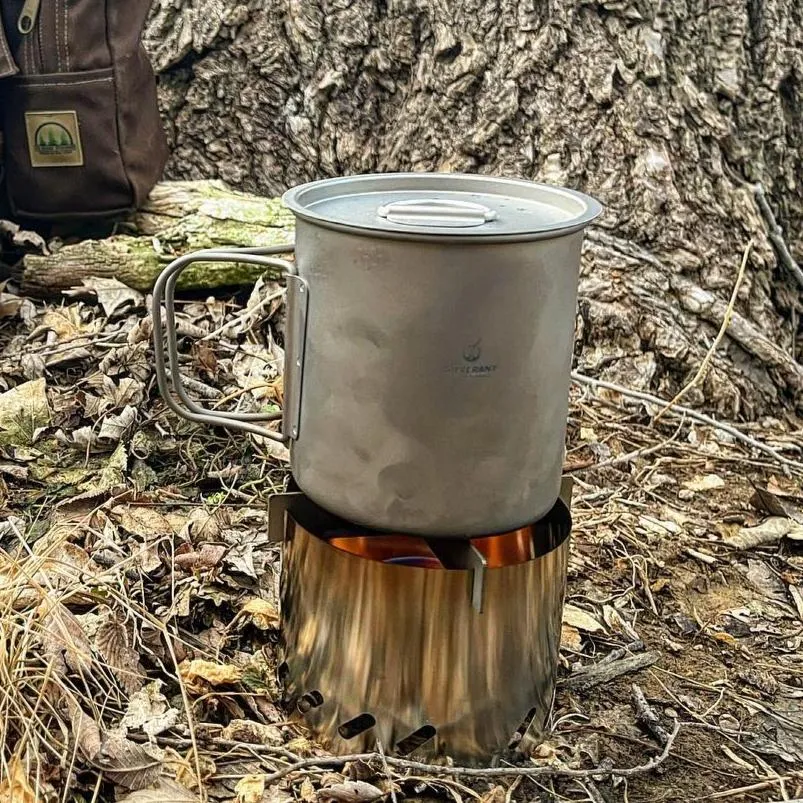 Titanium Multi-Fuel Stove & Cup Kit