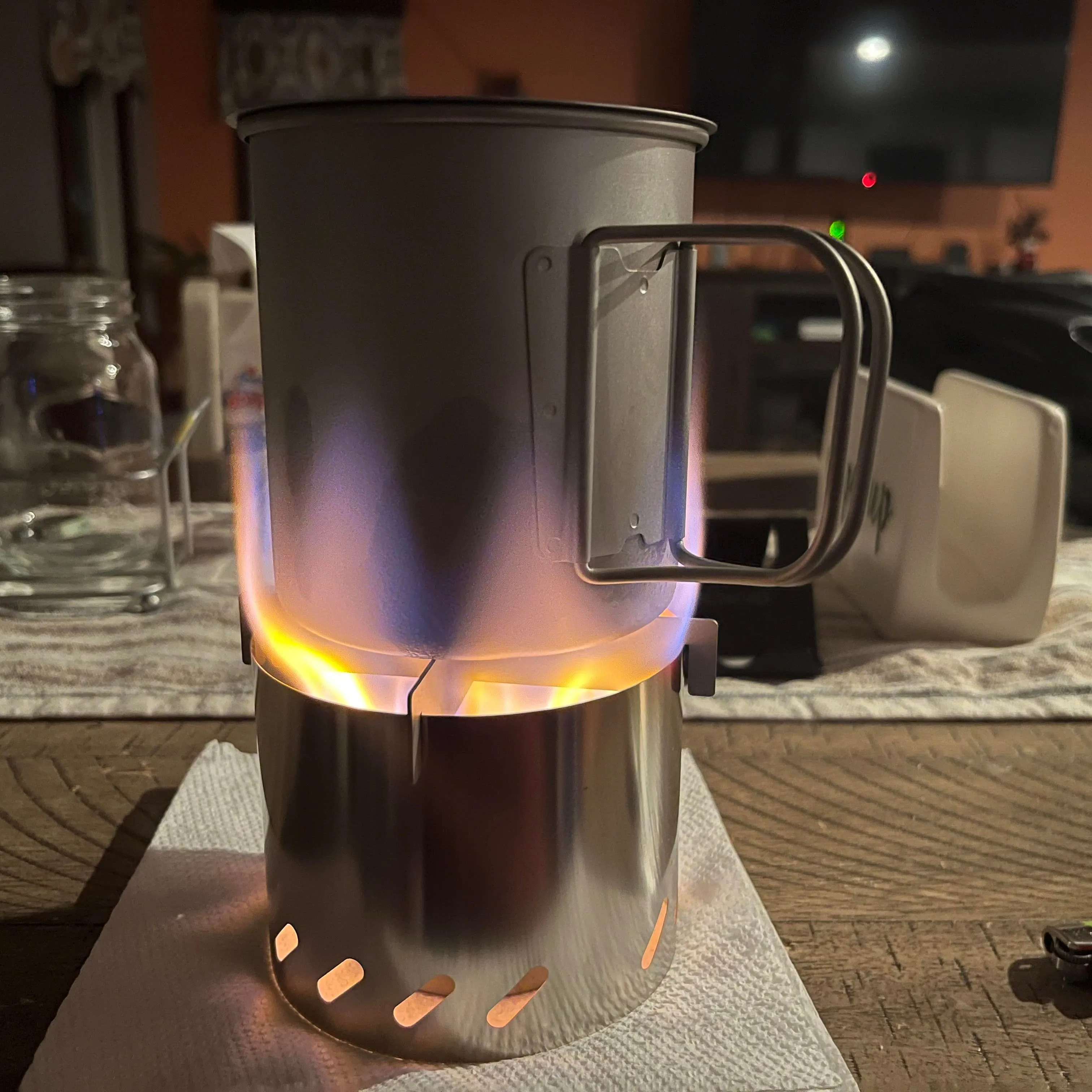 Titanium Multi-Fuel Stove & Cup Kit