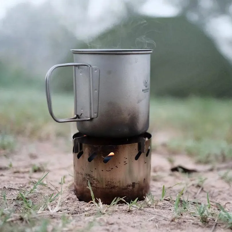 Titanium Multi-Fuel Stove & Cup Kit