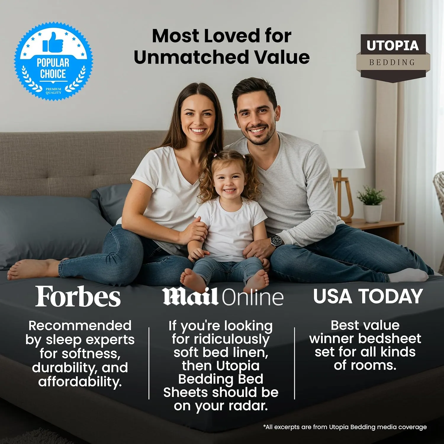 Utopia Bedding Queen Fitted Sheet - Bottom Sheet - Deep Pocket - Soft Microfiber - Shrinkage and Fade Resistant - Easy Care -1 Fitted Sheet Only (Grey)
