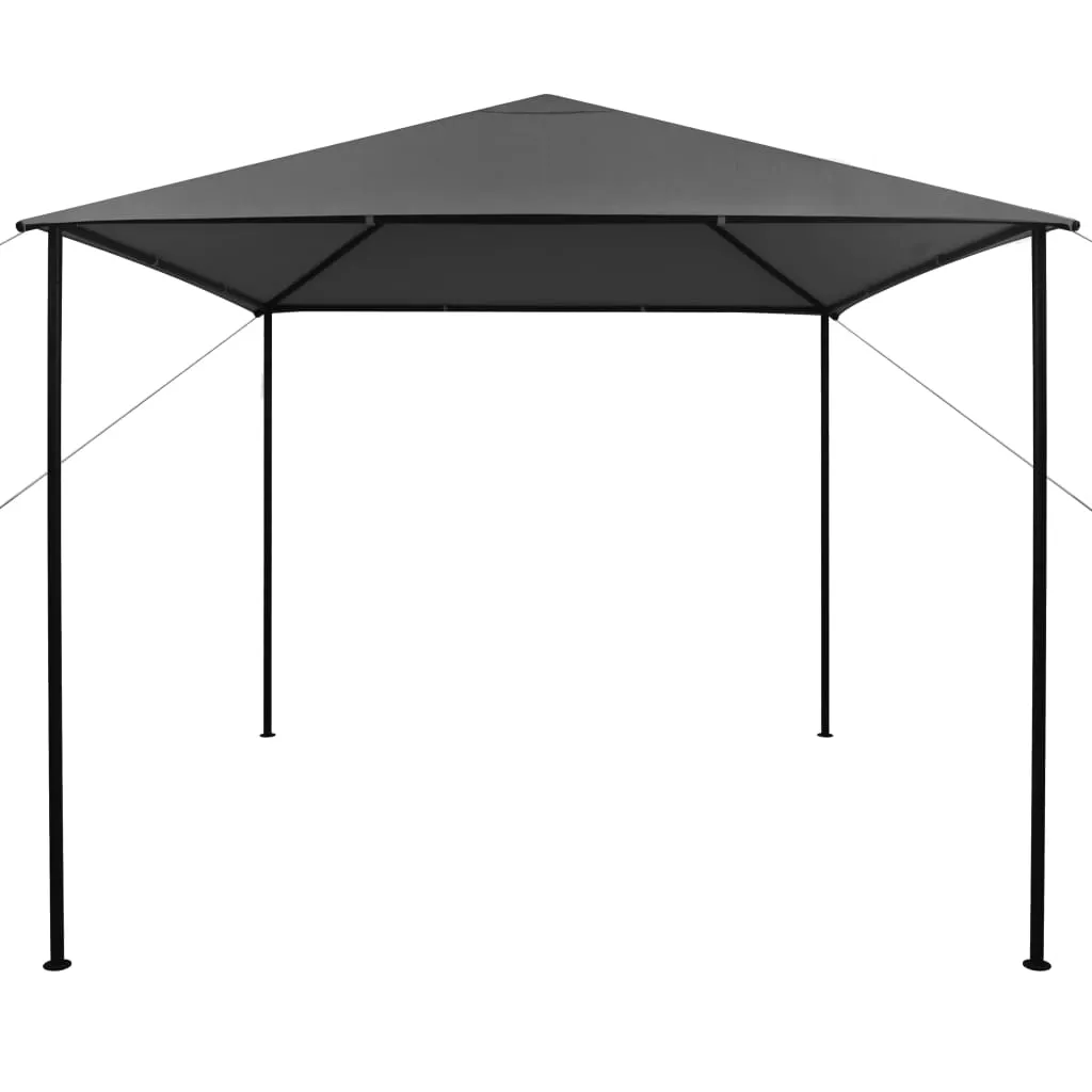 vidaXL Gazebo 3x3 m Anthracite Fabric and Steel 180 g/m²