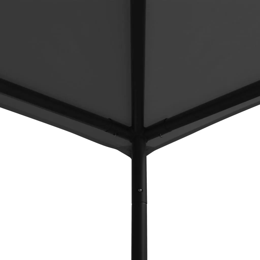 vidaXL Gazebo 3x3 m Anthracite Fabric and Steel 180 g/m²